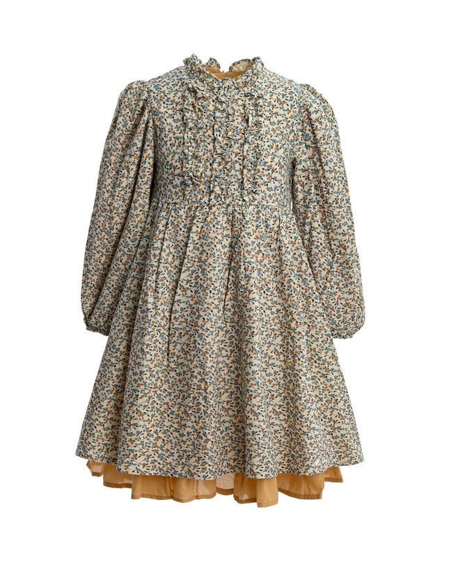 kids atelier sweet cactus Green Floral Layered Dress