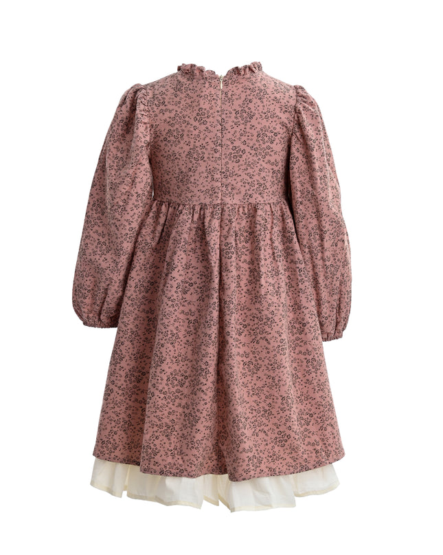 kids atelier sweet cactus Pink Floral Layered Dress