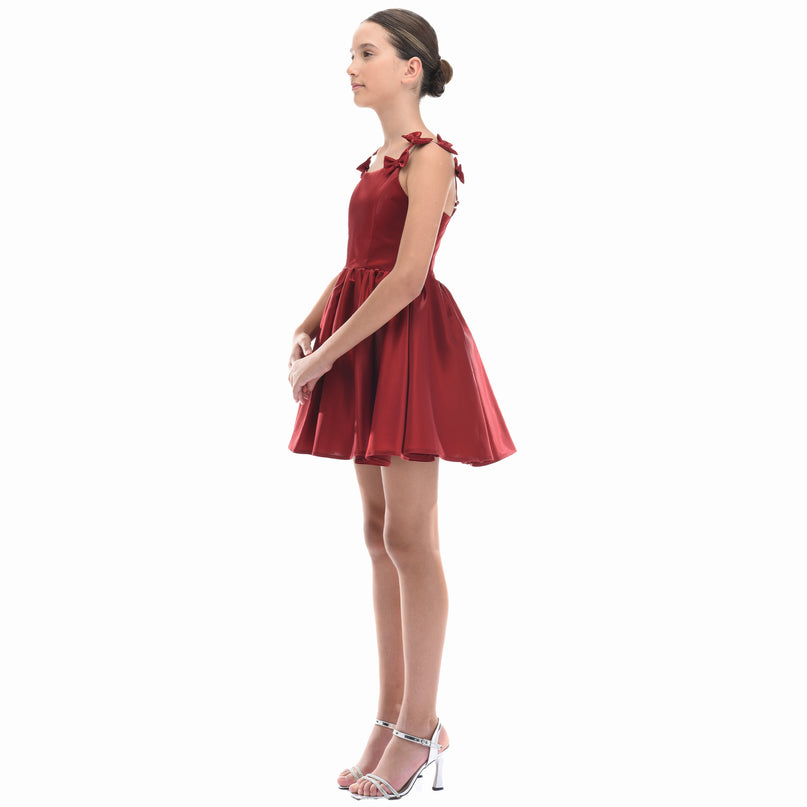 Red Bow Dumont Dress