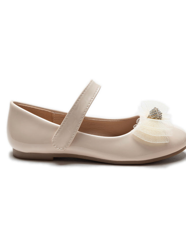 Cream Lucille Bow Flats