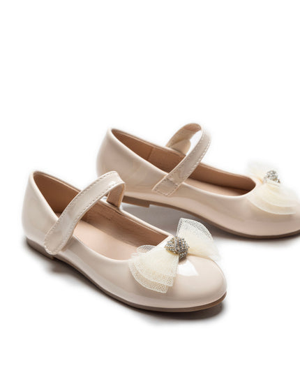 Cream Lucille Bow Flats