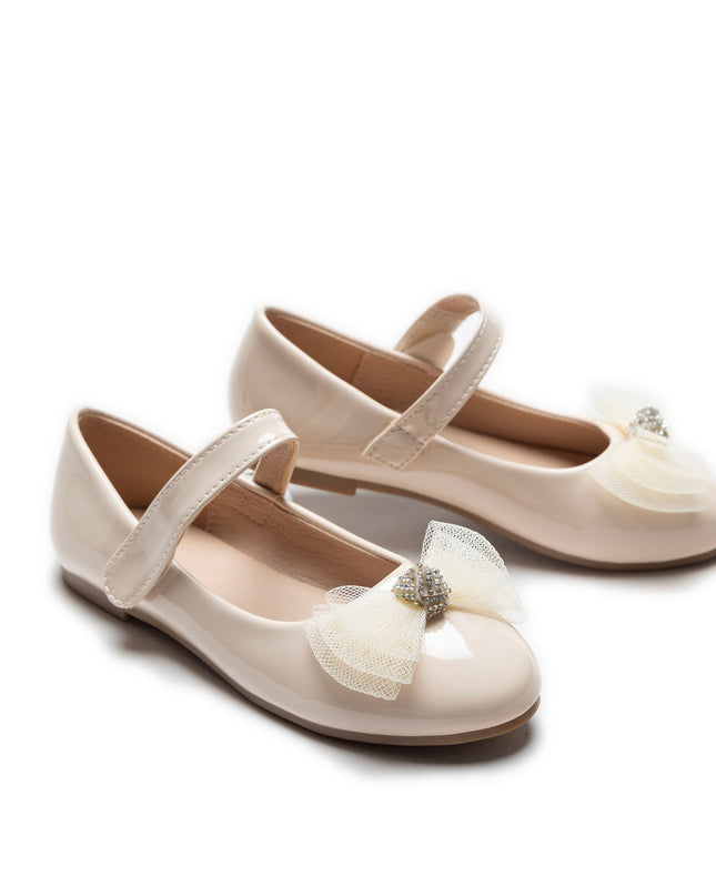 Cream Lucille Bow Flats