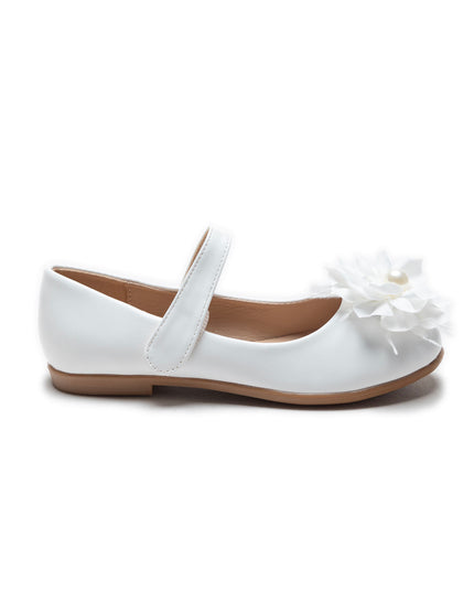 White Dahlia Flower Flats