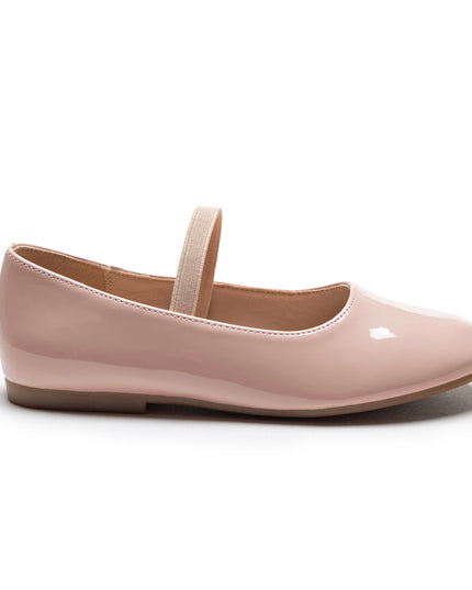 Soft Pink Satin Colette Flats