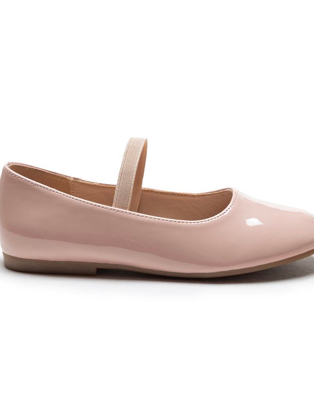 Soft Pink Satin Colette Flats