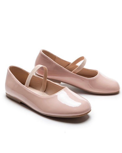 Soft Pink Satin Colette Flats
