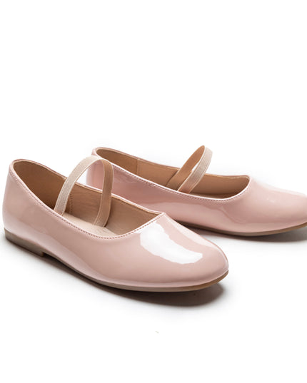Soft Pink Satin Colette Flats