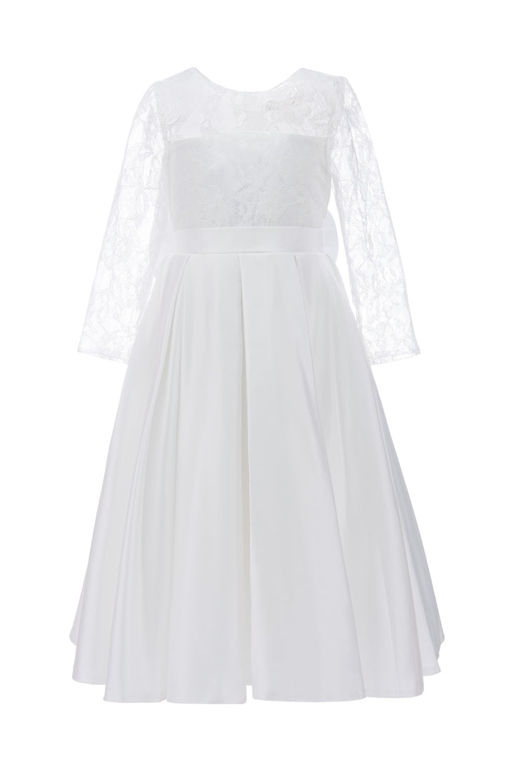 White Arcadia Satin Dress