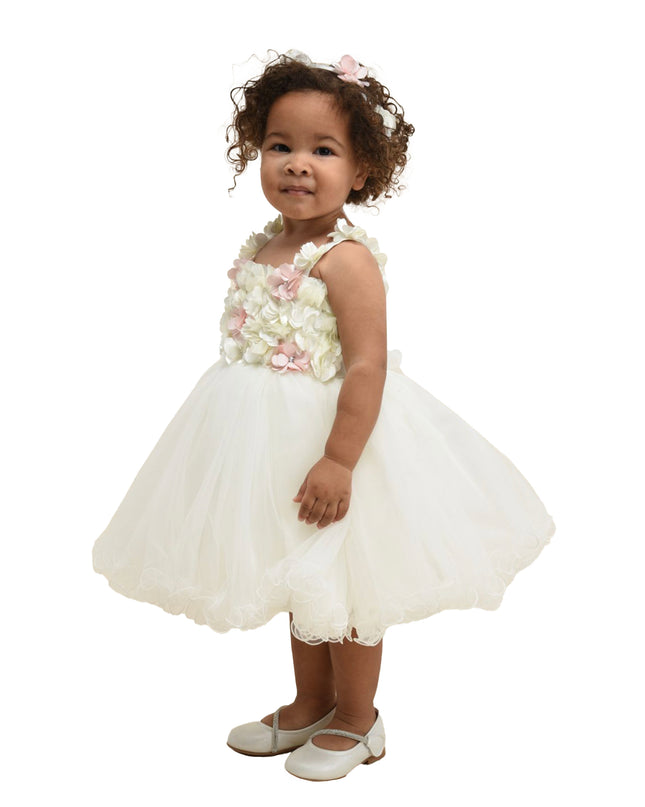 White Rose Campanula Dress