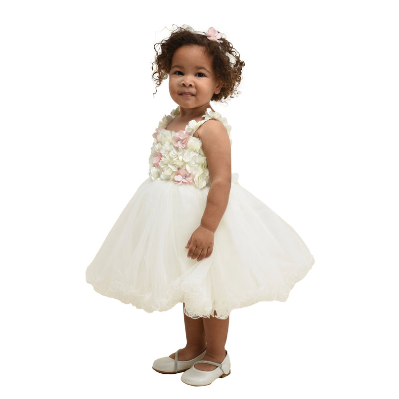 White Rose Campanula Dress