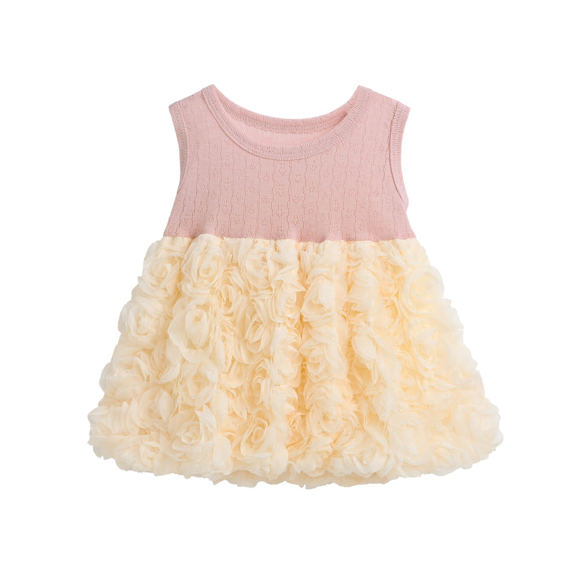 Pink Rose Rabbit Cardigan Dress