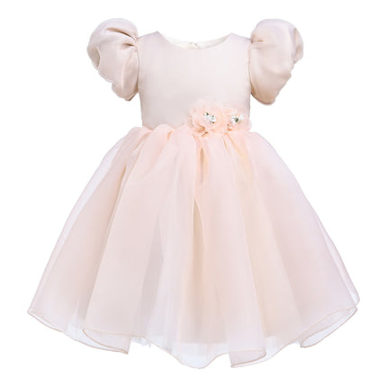 Kids atelier Tulleen Champagne D'Amico Floral Teacup Dress