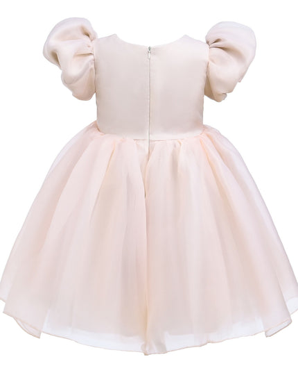 Kids atelier Tulleen Champagne D'Amico Floral Teacup Dress