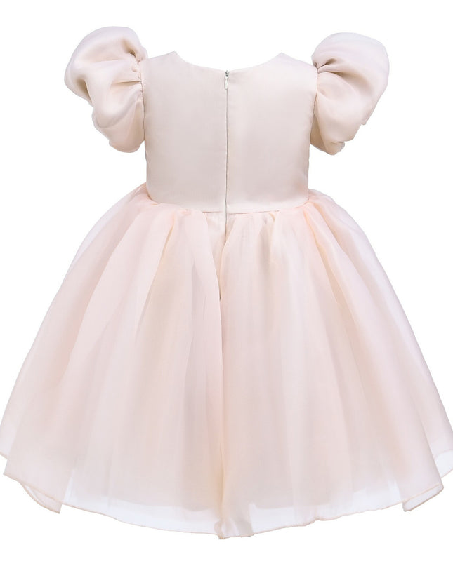 Kids atelier Tulleen Champagne D'Amico Floral Teacup Dress