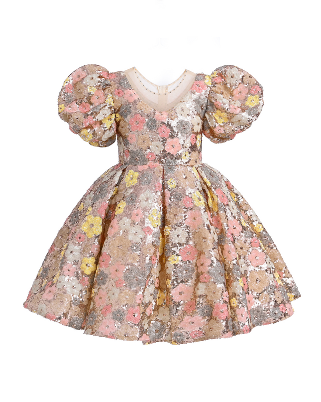 Champagne Blossom Lamore Dress