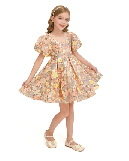 Champagne Blossom Lamore Dress