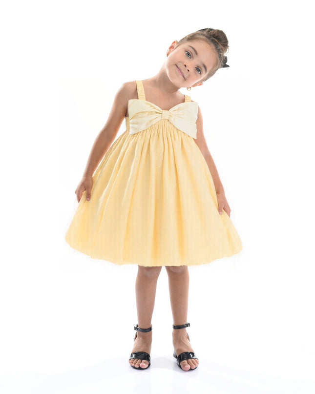 Gold Shining Satin Dress