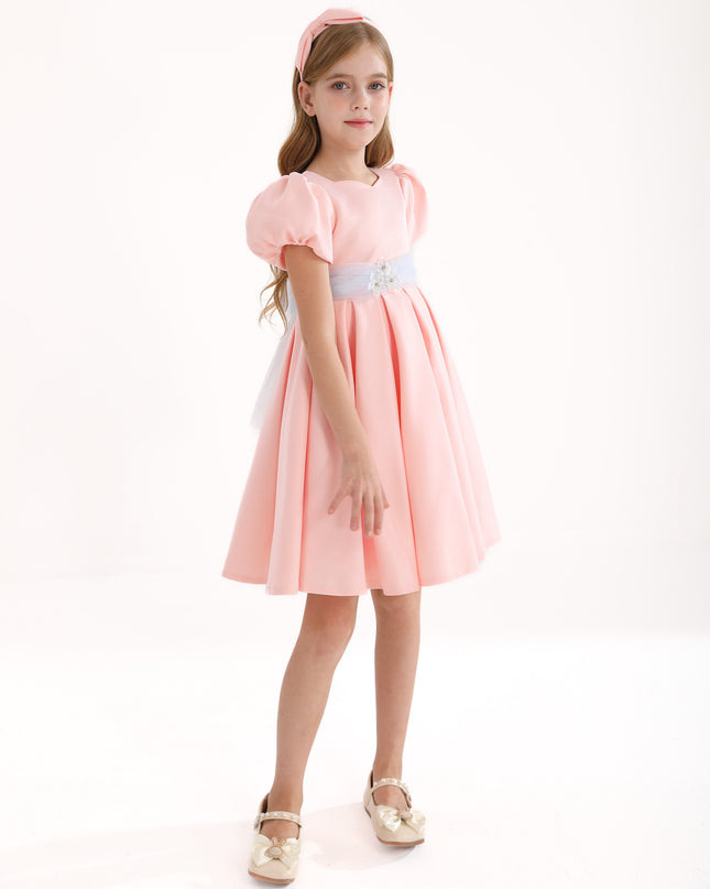 Pink Easton Teacup Belt Dress