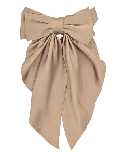 Tulleen-THC25002-Satin Ribbon Flowing Bow Hairclip