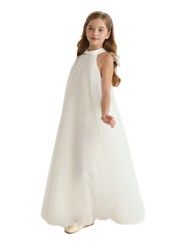 White Sleeveless Ocala Dress