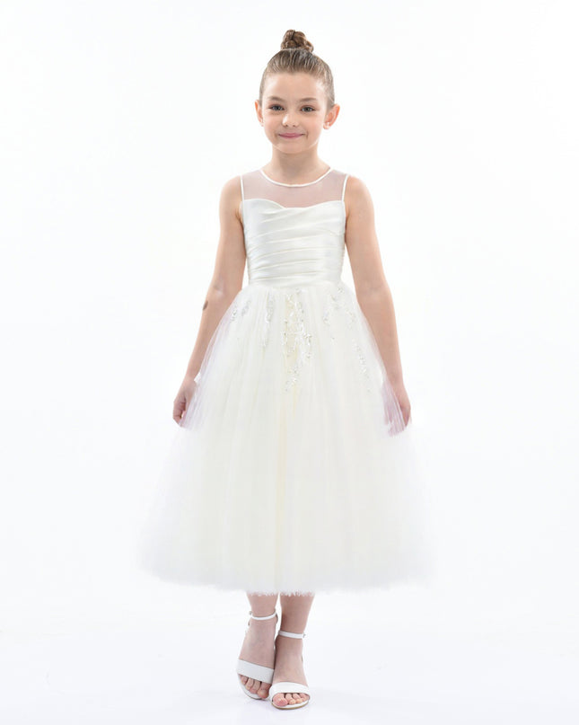 White Sleeveless Vivian Dress