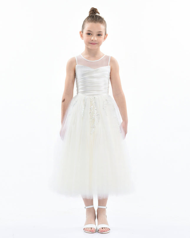 White Sleeveless Vivian Dress