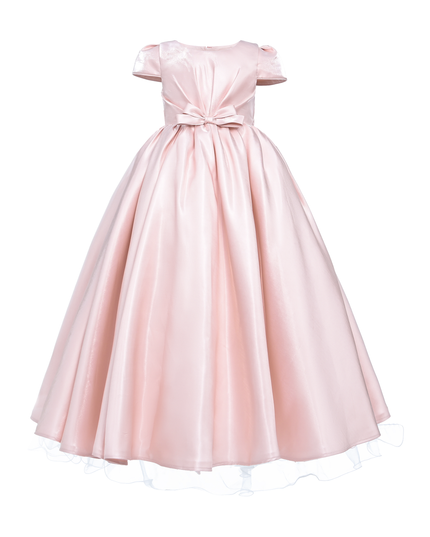 Pink Bow Long Brea Dress