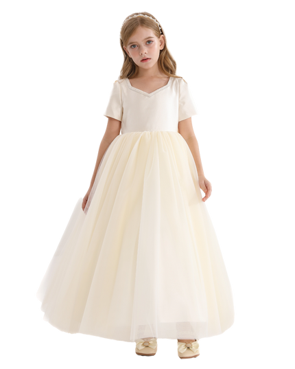 Ivory Accented Yvette Dress