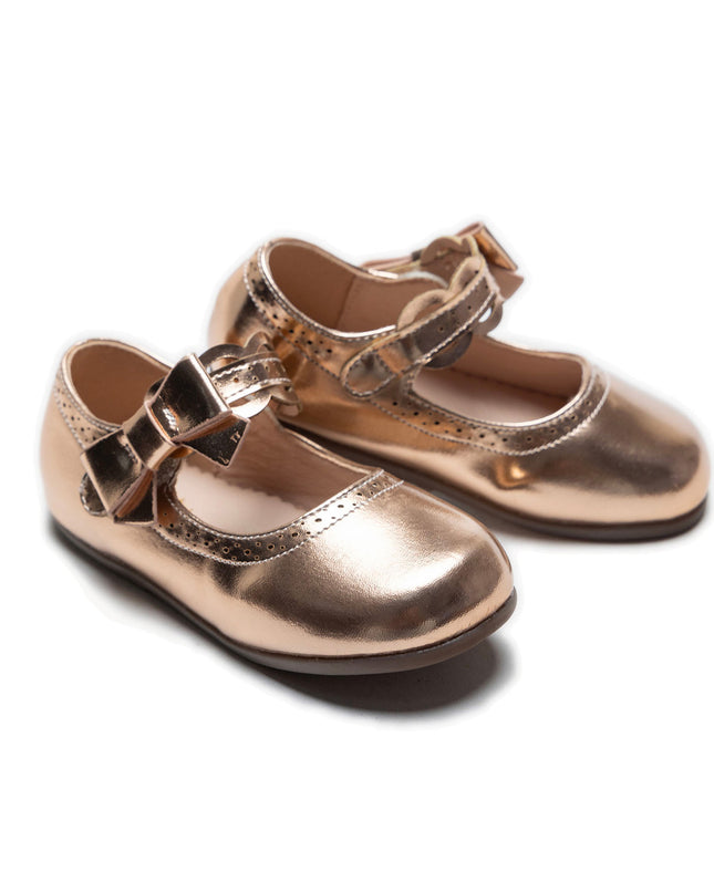 kidsatelier-Tulleen-Champagne-Ribbon Banded Flats-TSM42020-Champagne-1