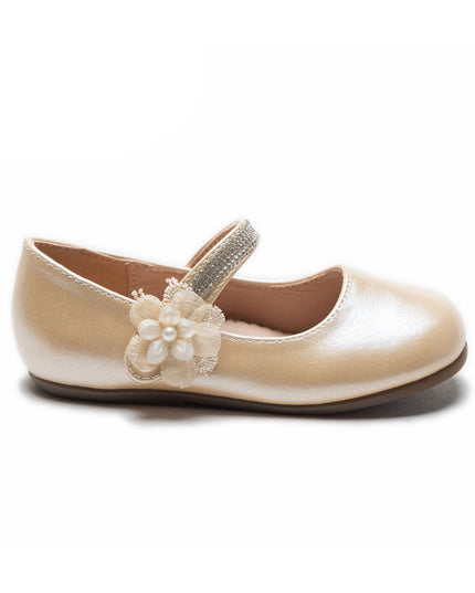 Copper Primrose Rhinestone Flats