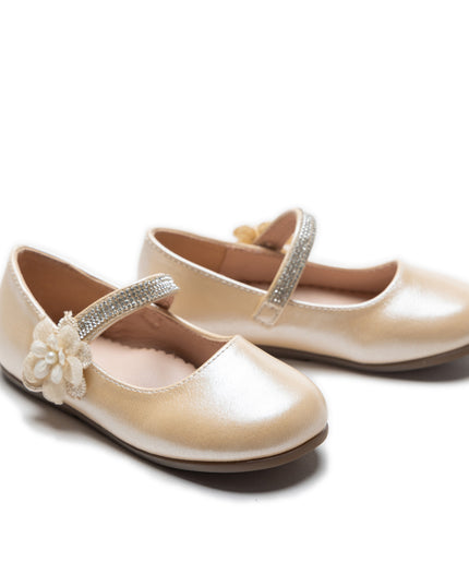 Copper Primrose Rhinestone Flats