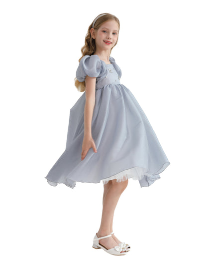 Gray Janelle Applique Teacup Gown