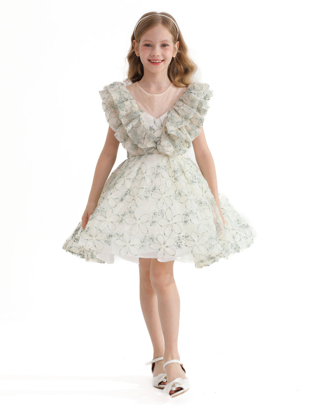 kidsatelier-tulleen-MTC11000-Green-floral-honeydale-dress