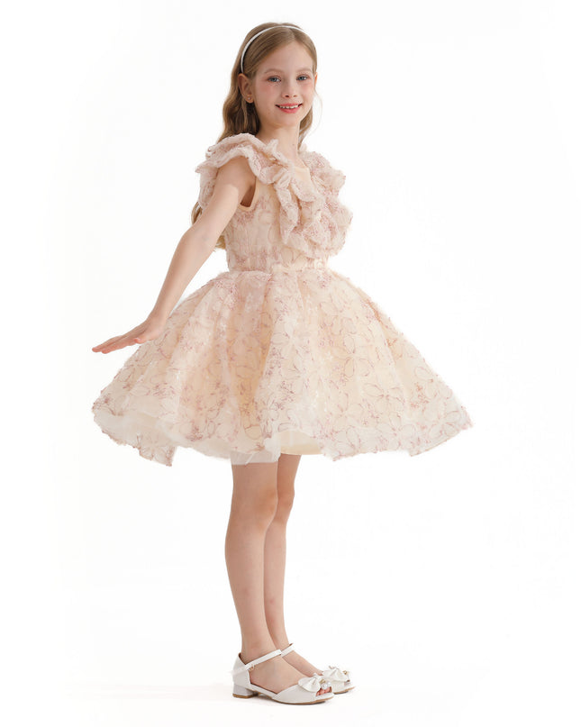 kids atelier tulleen Pink Floral Honeydale Dress
