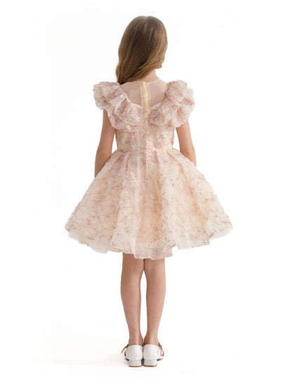 kids atelier tulleen Pink Floral Honeydale Dress