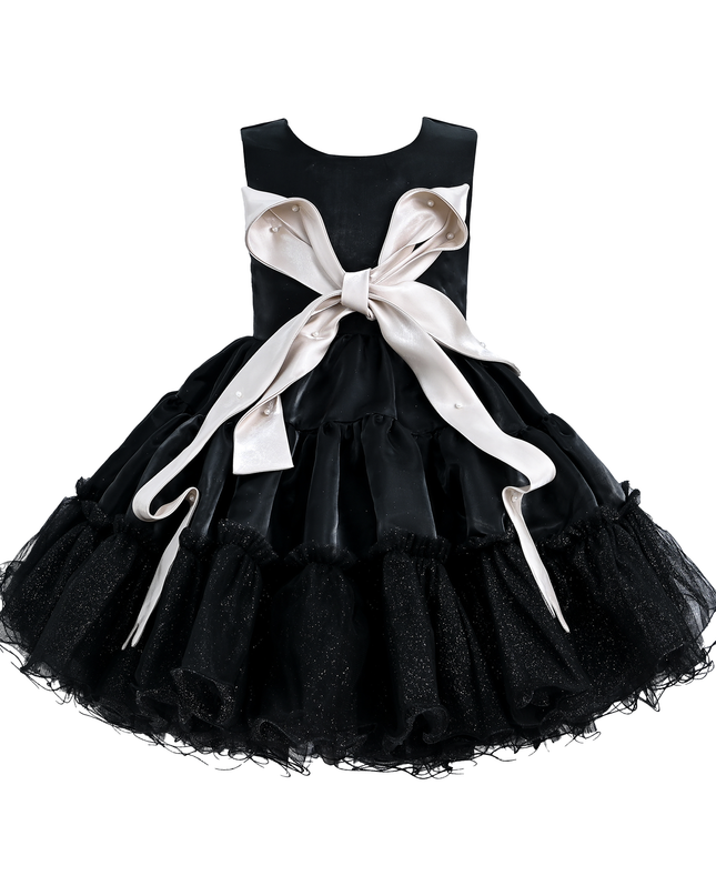 kidsatelier-tulleen-Black-Sleeveless-Bow-Madrona-Dress