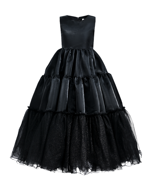 kidsatelier-tulleen-Black-Layered-Teola-Dress