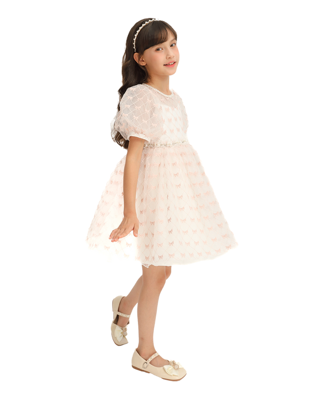 kidsatelier-tulleen-Ivory-Pink-Accented-Tulle-Fontana-Dress