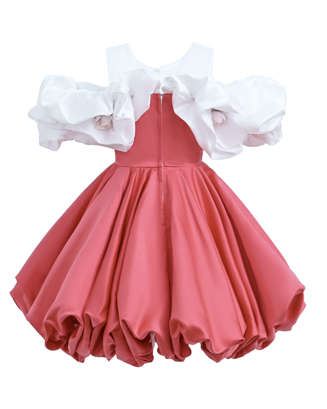 kidsatelier-tulleen-Red-Silhouette-White-Sleeve-Isadora-Dress
