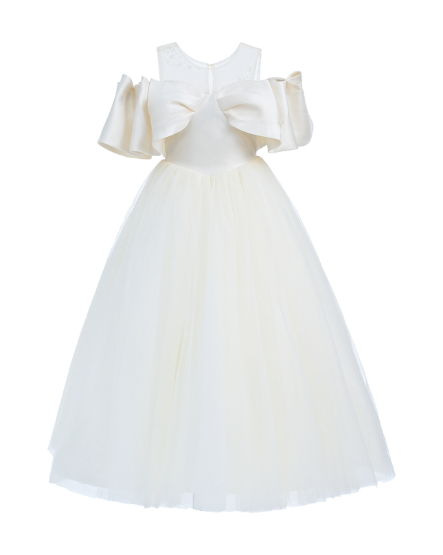 kidsatelier-tulleen-Champagne-Tulle-Bow-Amica-Dress