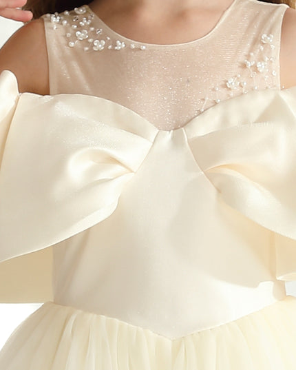 kidsatelier-tulleen-Champagne-Tulle-Bow-Amica-Dress