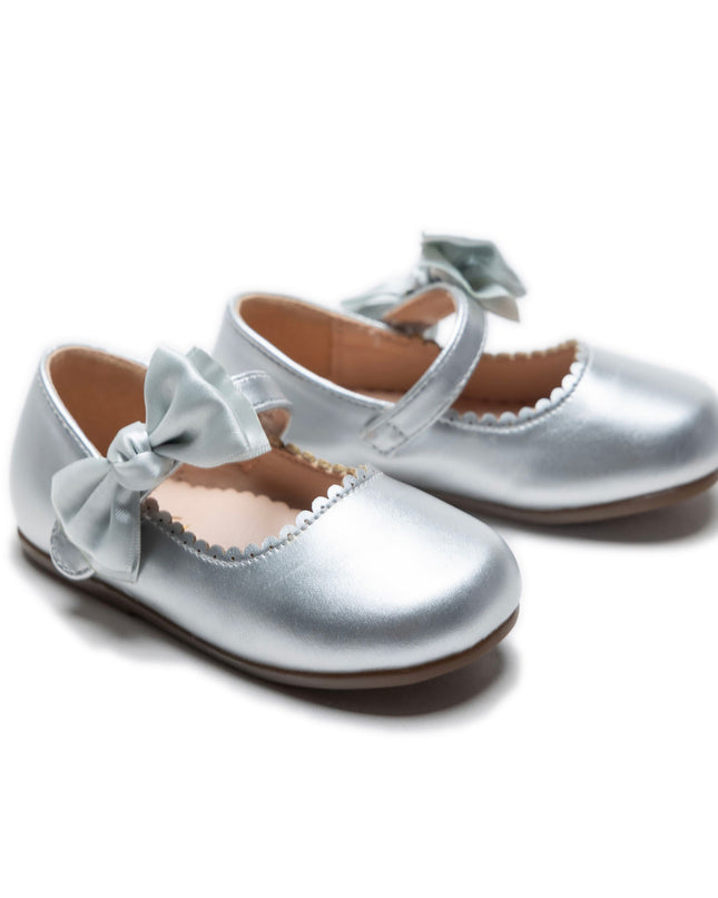 kidsatelier-Tulleen-Silver-Satin-Elodie-Bow-Flats