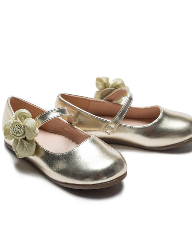 kidsatelier-tulleen-Gold-Yasmine-Blooming-Flats