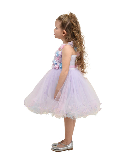 Lilac Rose Campanula Dress