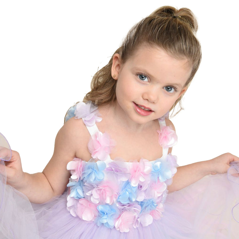 Lilac Rose Campanula Dress