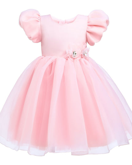 kids atelier tulleen Pink D'Amico Floral Teacup Dress