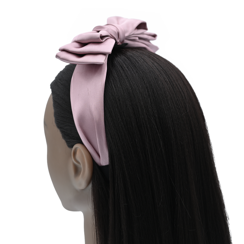 Multicolored Satin Ribbon Headband