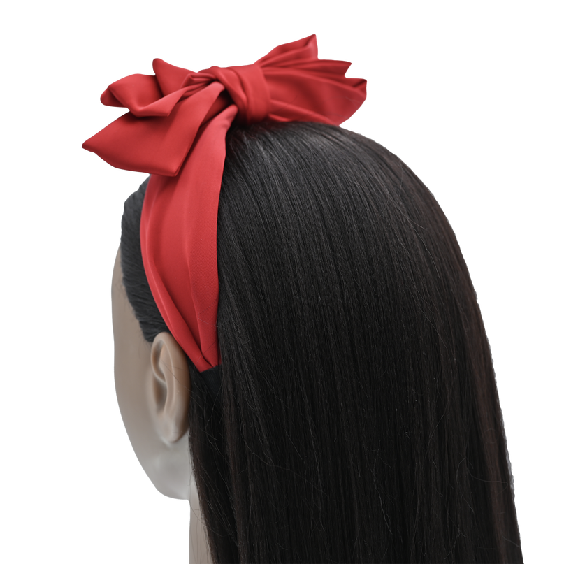 Multicolored Satin Ribbon Headband