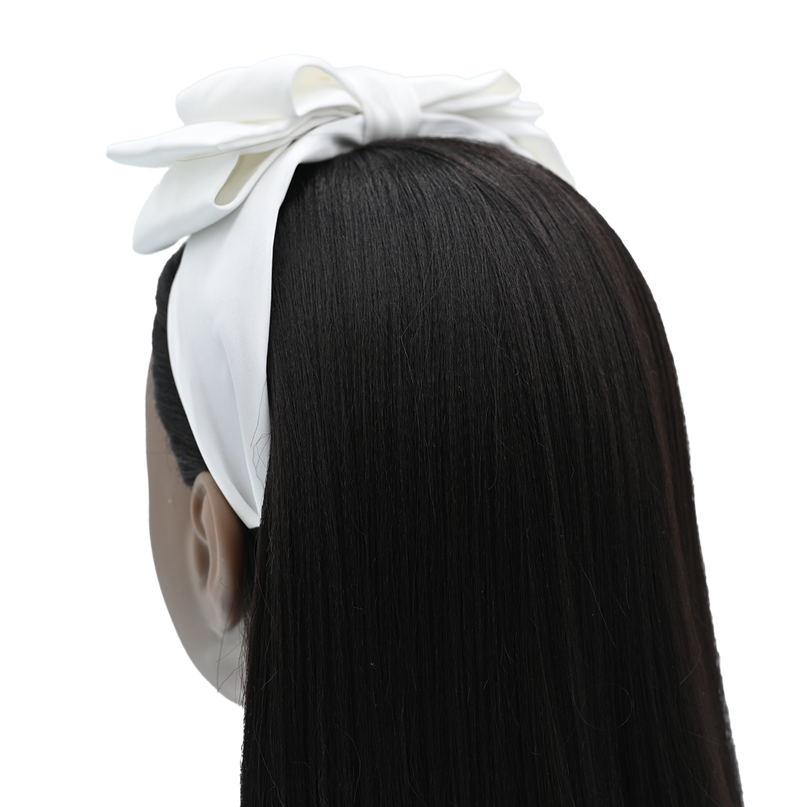 Multicolored Satin Ribbon Headband