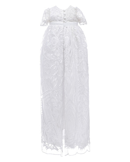 White Lace Garden Ceremony Gown